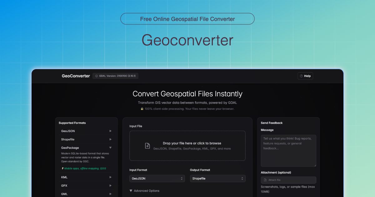 Geoconverter preview